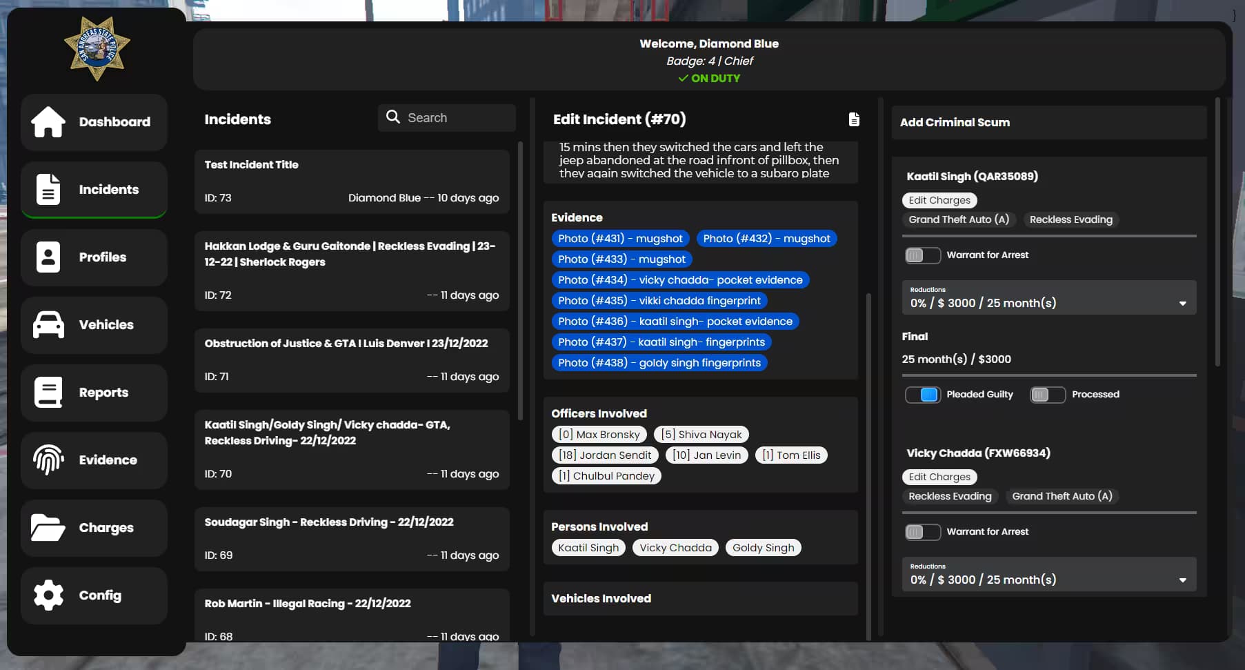 Advanced Police & Lawyer MDT for QBCore image 2