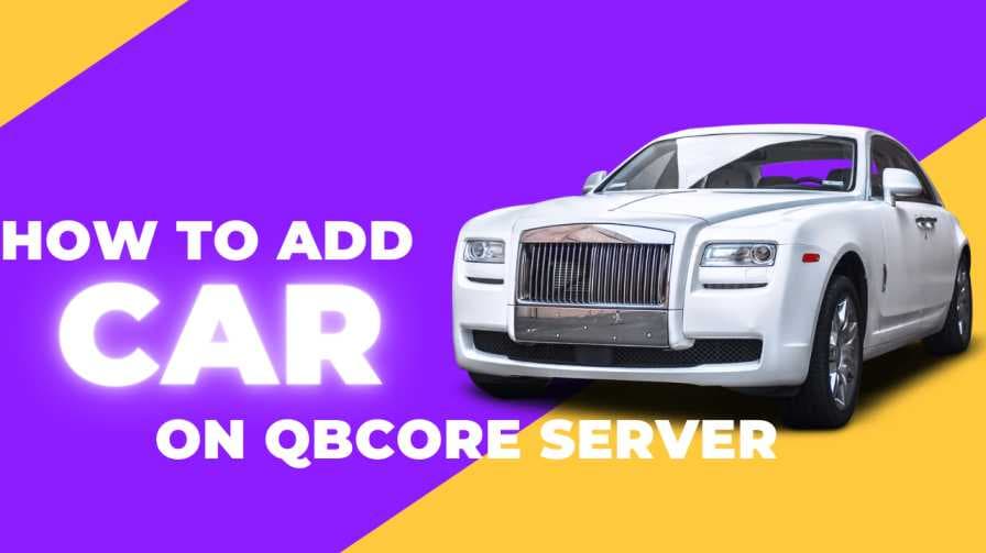 how to add cars to qbcore server