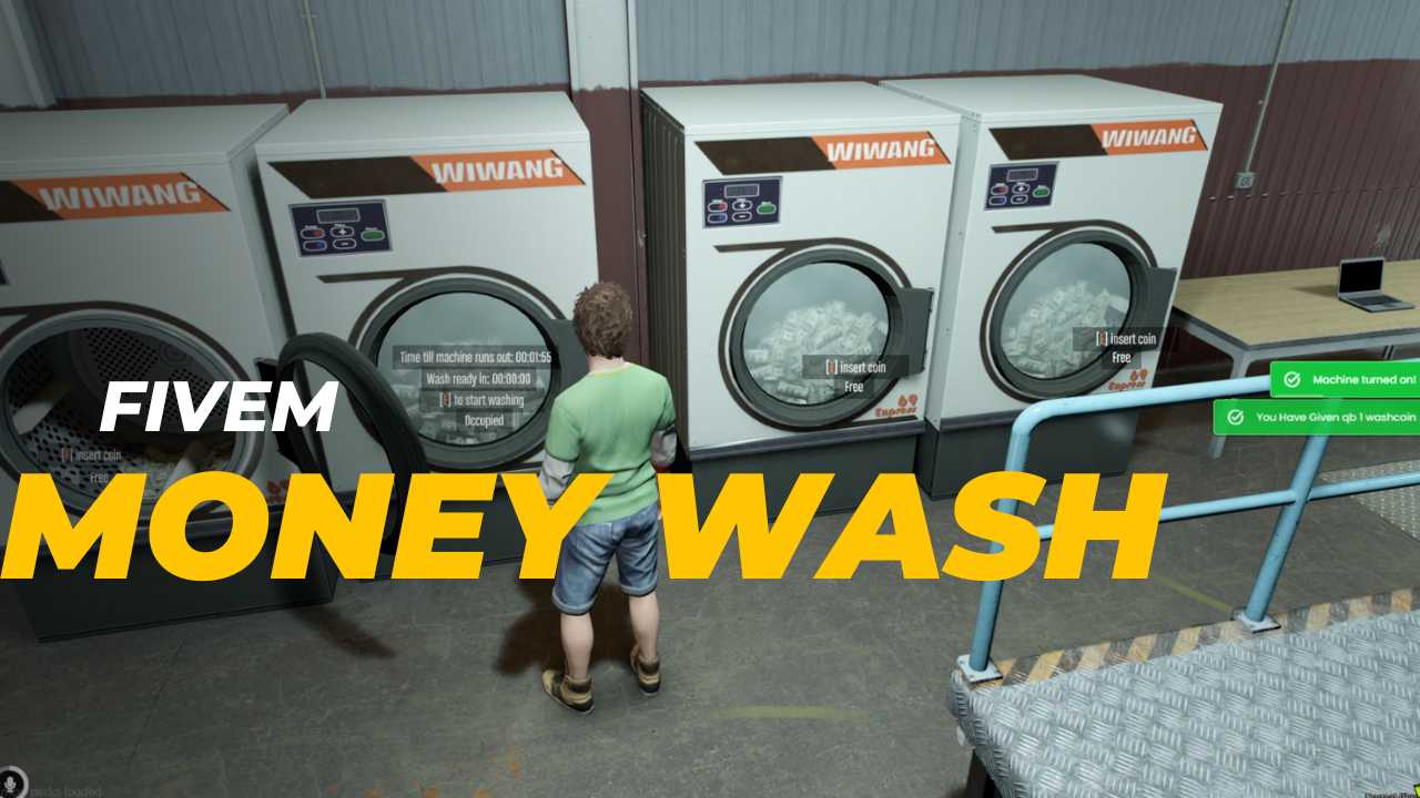 fivem money wash script - QBCore Shop