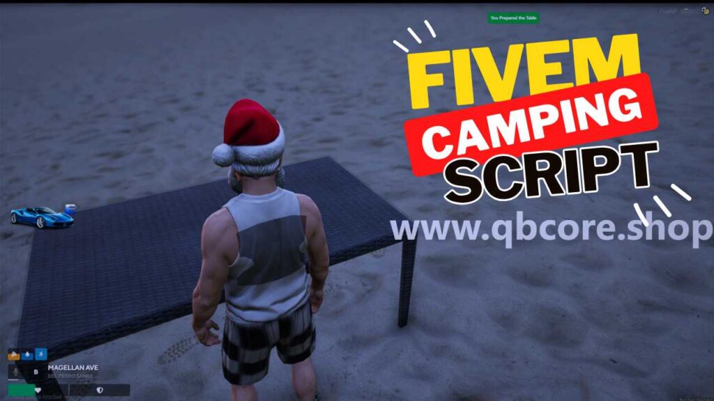 fivem camping script - QBCore Shop